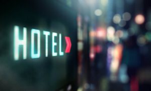 digital sign with the word 